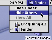 Hide others (OS9)